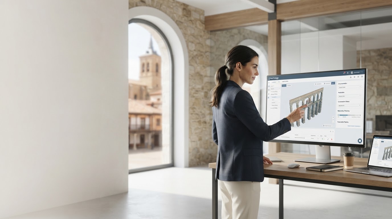 Patrimeaje: panel de control mostrando visualizaciones de datos y mapas de riesgo para análisis de inversión